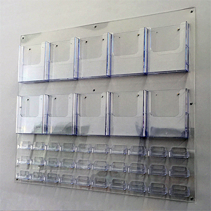 brochure business card holders