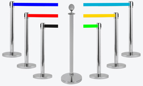 Rental Retractable Queue Stand