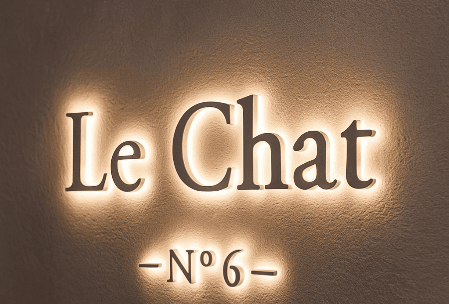 restaurants sign board